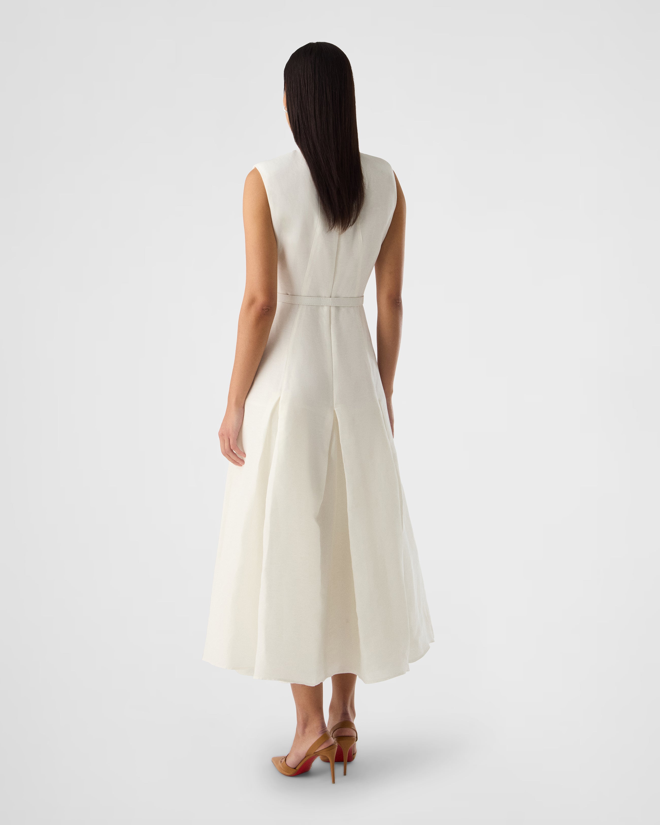 Aurora sleeveless midi dress