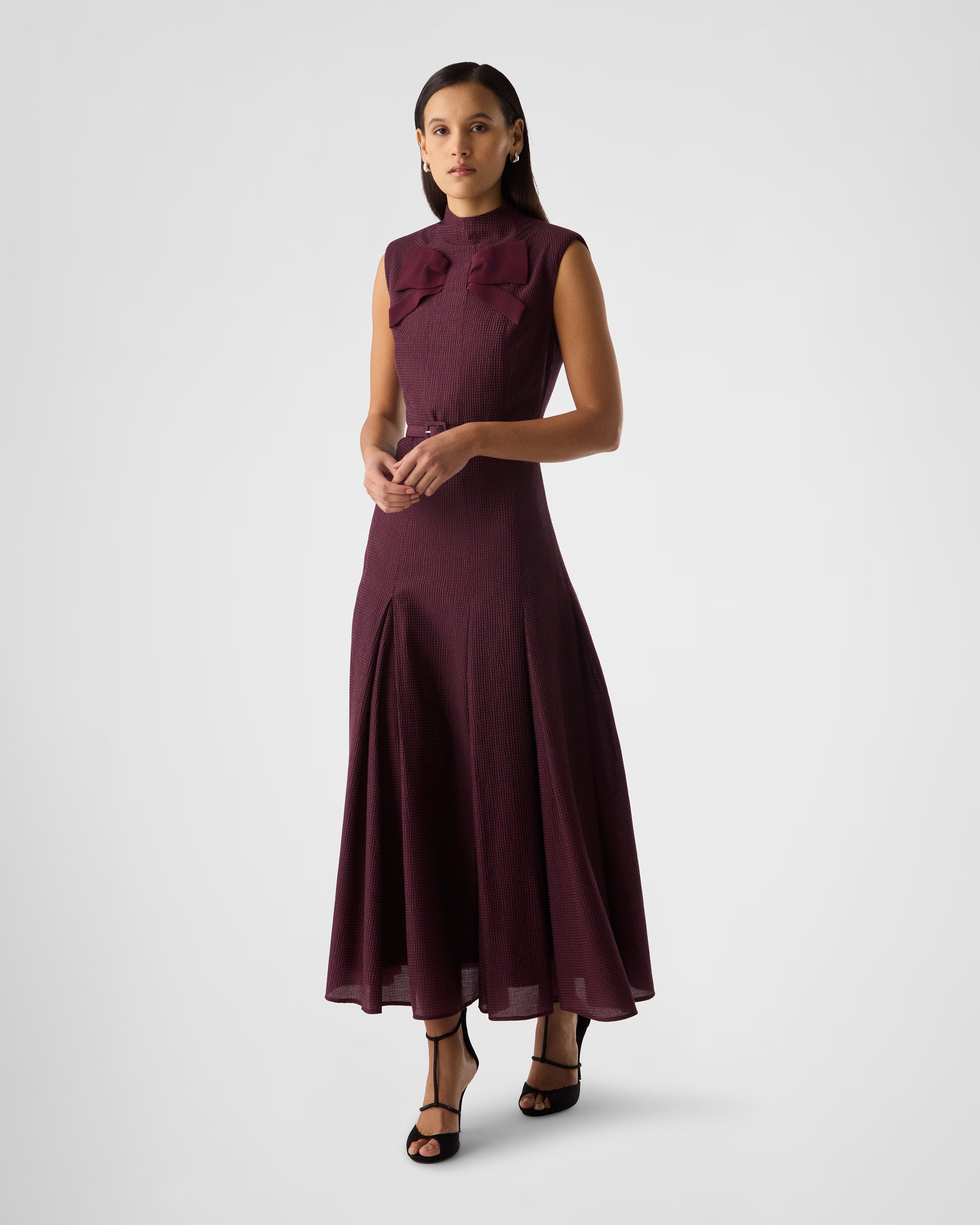 Aurora sleeveless midi dress